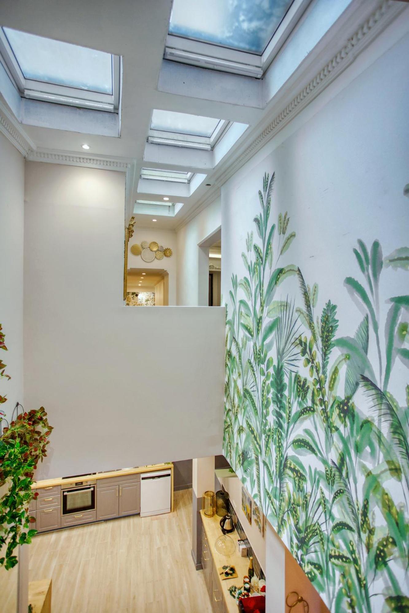 Elegant Triplex In Paris - Ideal For 10 - Aircon ภายนอก รูปภาพ