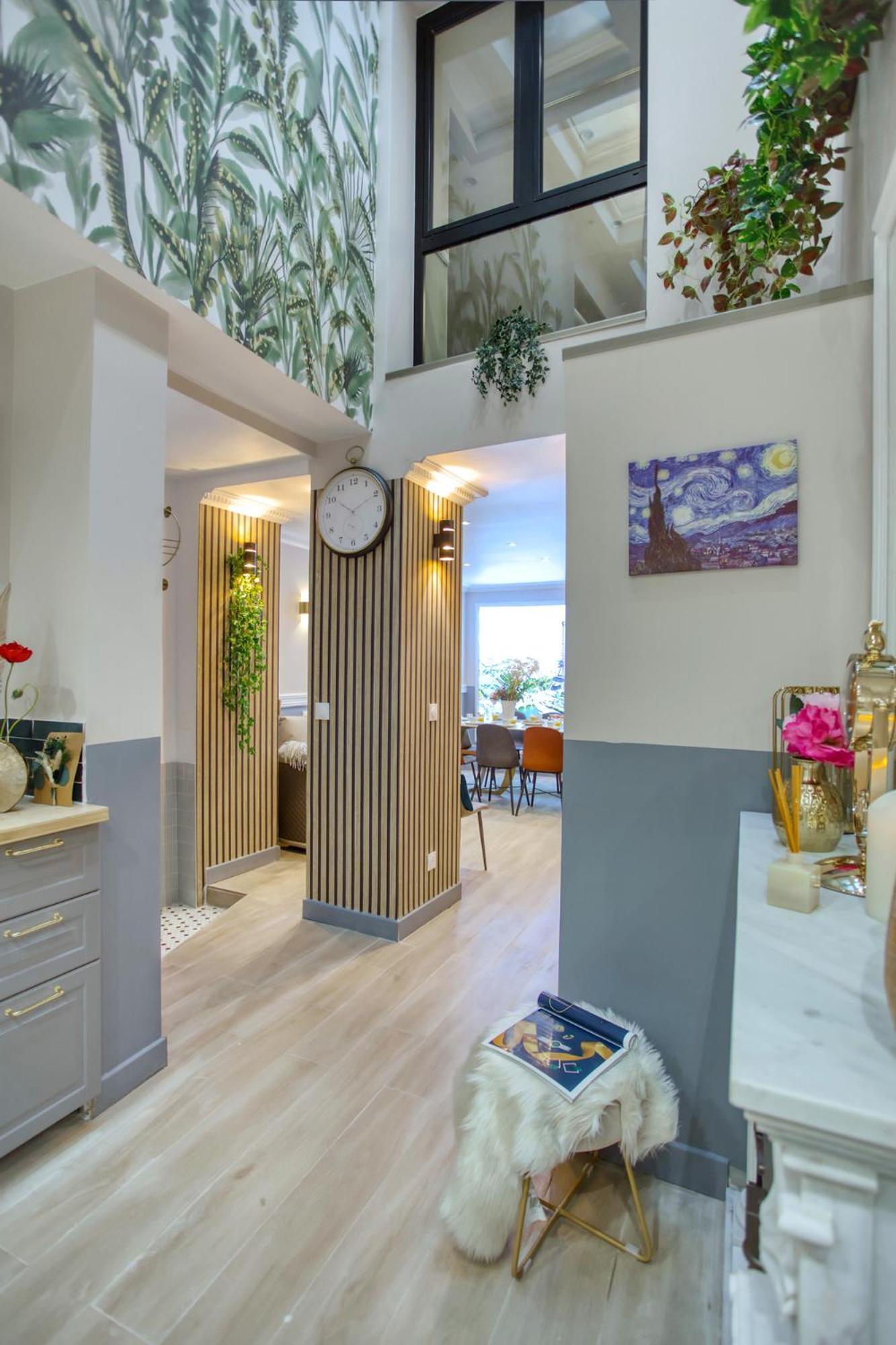 Elegant Triplex In Paris - Ideal For 10 - Aircon ภายนอก รูปภาพ