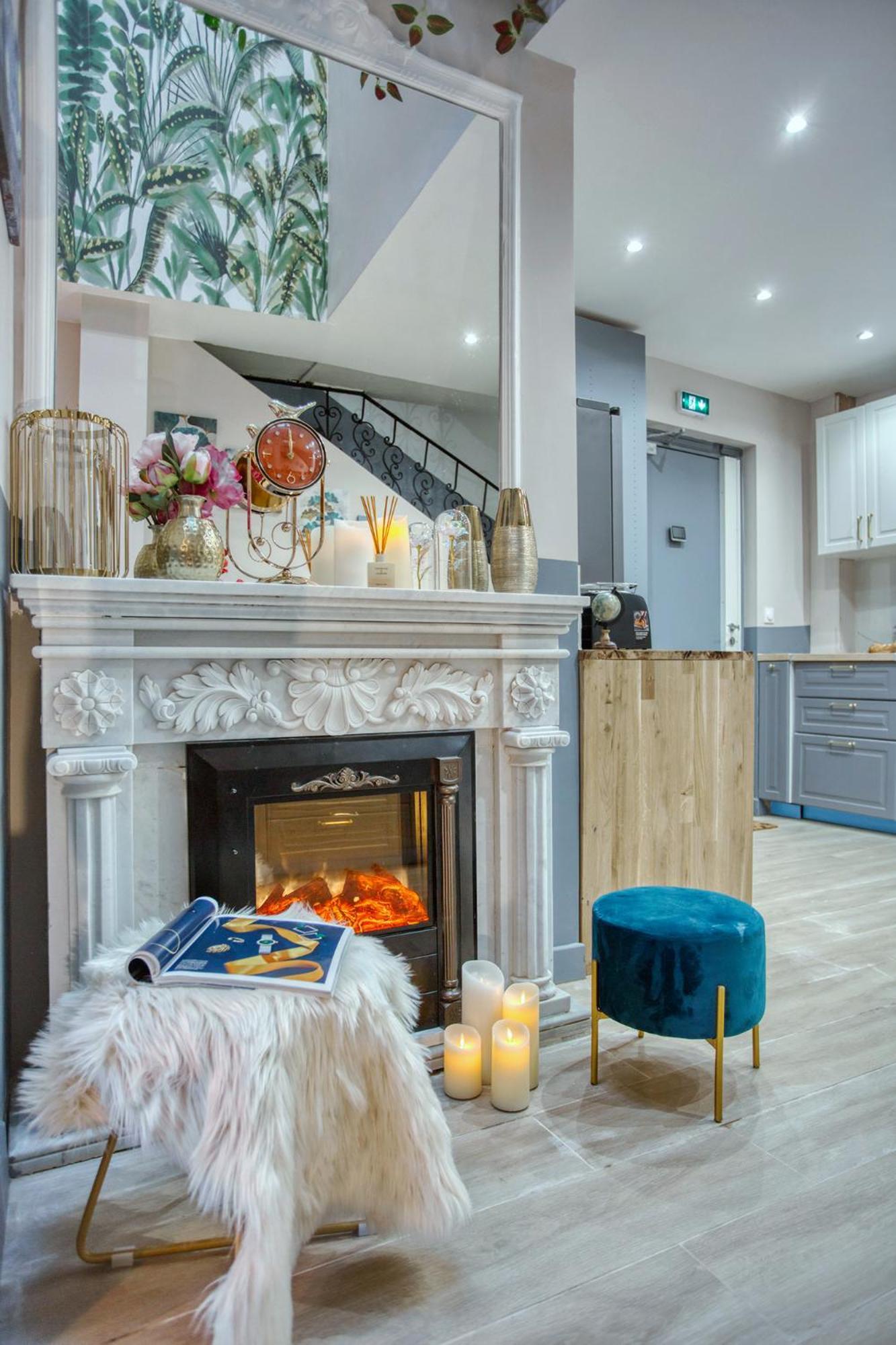 Elegant Triplex In Paris - Ideal For 10 - Aircon ภายนอก รูปภาพ