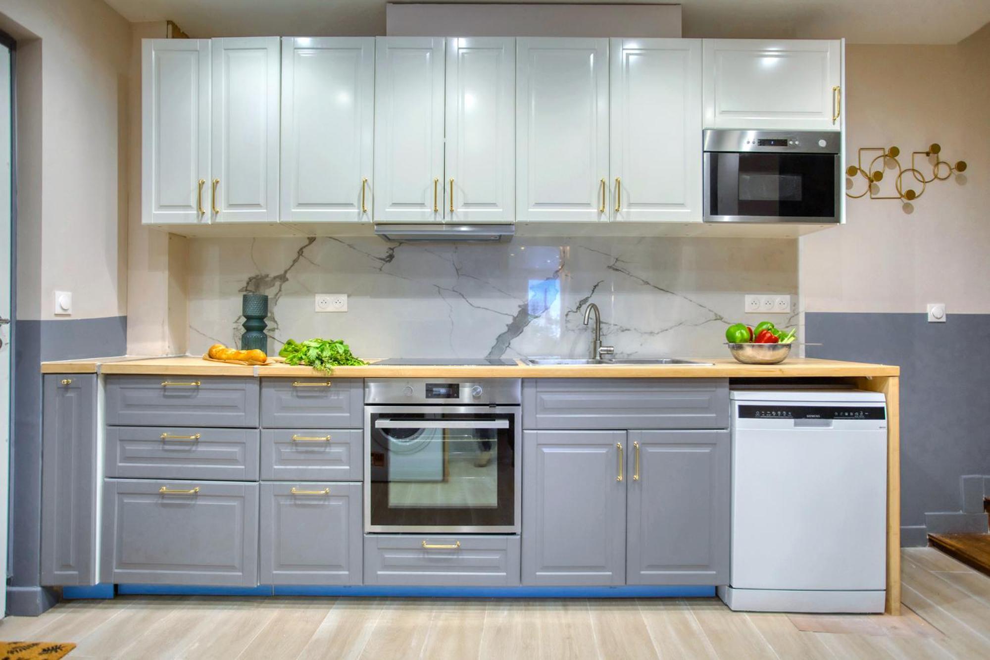 Elegant Triplex In Paris - Ideal For 10 - Aircon ภายนอก รูปภาพ